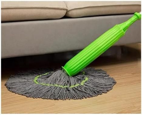 Self-Twisting Water Rotating Mop – Microfiber Floor Cleaner