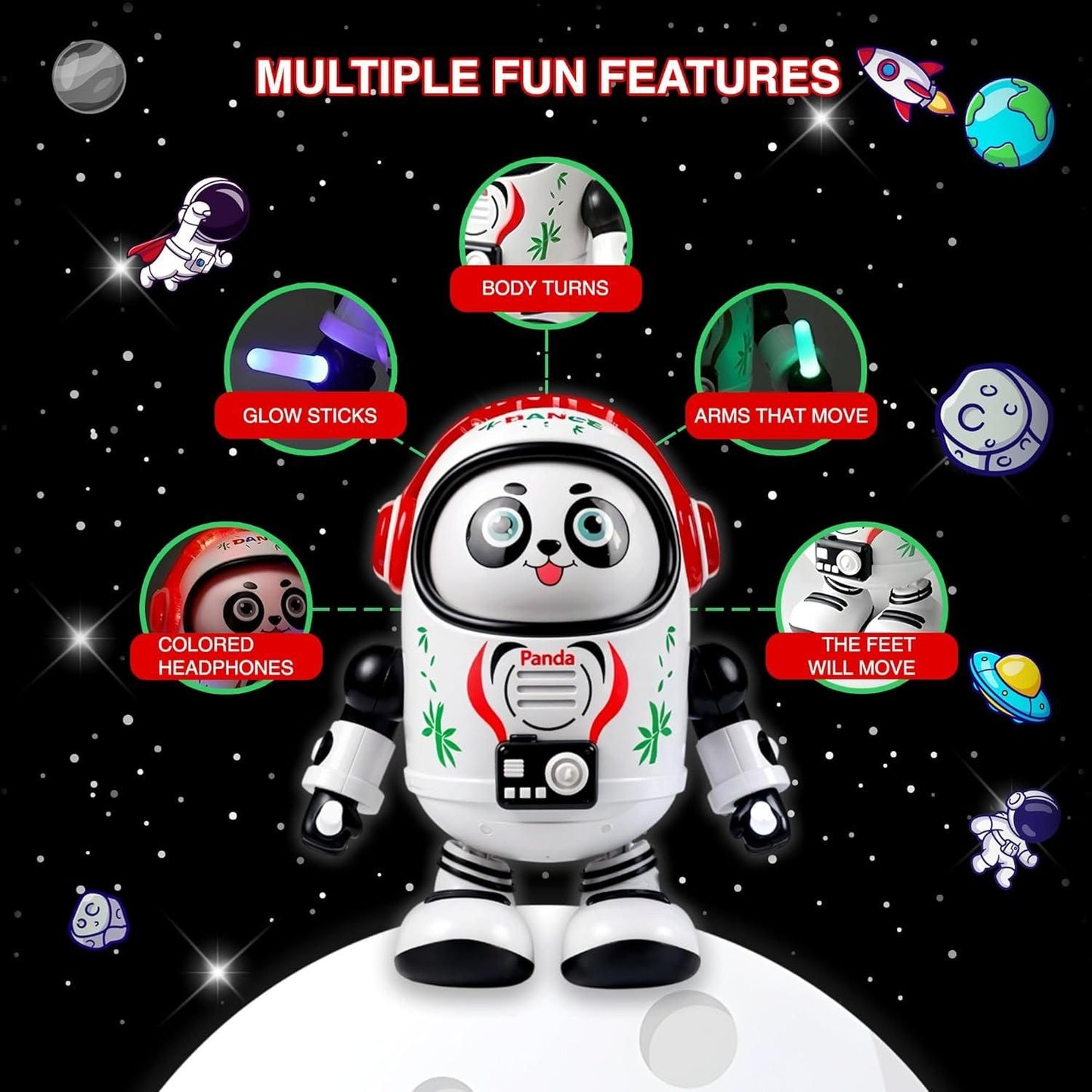 Dancing Light Panda Toy – Music, Lights & Endless Fun!